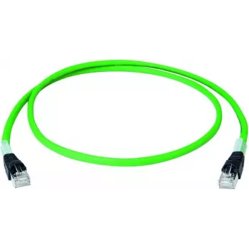 Cabo de rede Cat6a S/FTP (S-STP) Telegärtner L80404A0005 7,5 m verde