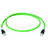 Cabo de rede Cat6a S/FTP (S-STP) Telegärtner L80404A0005 7,5 m verde