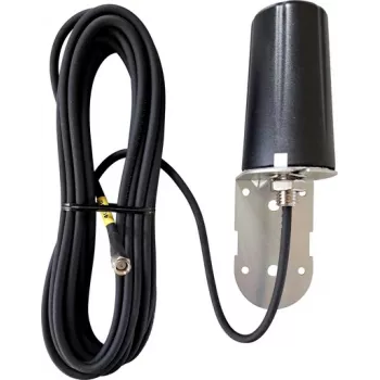 Antena omnidirecional 5G LTE Wittenberg Antennen cabo de 2 m SMA macho 50 Ohm montagem em parede/mastro (Poly-103547)