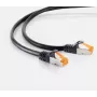 Cabo de patch exterior Cat 6A S/FTP S CONN Maximum Connectivity, 2 m, preto 08-26035