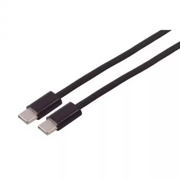 Cabo de carregamento USB-C S CONN MAXIMUM CONNECTIVITY, 2.0, 60W, preto, têxtil, 3m (14-21045)