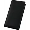 Álbum de cartões de visita JÜSCHA Alassio para 120 cartões, couro, preto, 112 x 15 x 200 mm 41009