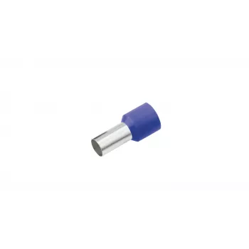 Terminal Cimco 187224 2,5 mm² parcialmente isolado azul 100 unid.