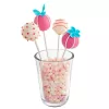 LURCH forma para cake pops, silicone, 20 cavidades, vermelho, 23,0 x 18,5 cm 83027