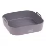 LURCH inserção de silicone para fritadeira de ar quente, quadrada, 21 x 21 x 5 cm, antracite 00070206