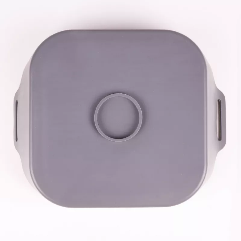 LURCH inserção de silicone para fritadeira de ar quente, quadrada, 21 x 21 x 5 cm, antracite 00070206