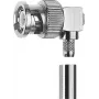 Telegärtner Ficha BNC angular de crimpagem 75 Ohm, RG-179B/U, G04 J01002A0027