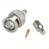 Telegärtner Ficha de cabo BNC crimpagem G04 75 Ohm, crimp/crimp, Standard, A2505, G04 (RG-179B/U) - 1 unid.