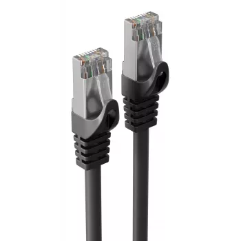 S CONN MAXIMUM CONNECTIVITY Cabo de rede industrial Cat.7 S/FTP PUR, RJ45, Preto, 0,25m 08-39005