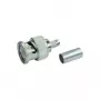 Telegärtner ficha BNC de crimpagem para cabo G13/G50, 75 Ohm, Professional, 0,4/2,5, 5 peças (J01002A1350)