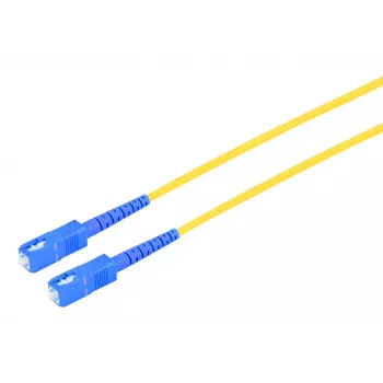 S CONN MAXIMUM CONNECTIVITY Cabo de rede de fibra ótica SC/SC UPC OS2 monomodo, 9/125µm, Amarelo, 0,5m 07-106012