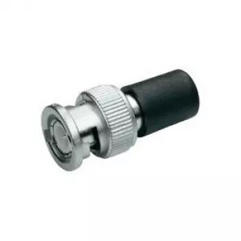 Telegärtner J01006A1373 Ficha coaxial BNC 93 Ohm, ficha, crimpagem/solda, latão niquelado