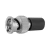 Telegärtner J01006A1373 Ficha coaxial BNC 93 Ohm, ficha, crimpagem/solda, latão niquelado