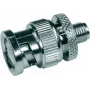 Telegärtner Adaptador coaxial de RF ficha BNC para conector fêmea SMA, 50 Ohm, reto, J01008A0017