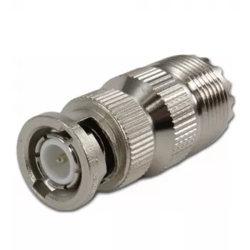 Telegärtner Adaptador coaxial ficha BNC para conector fêmea UHF J01008A0803