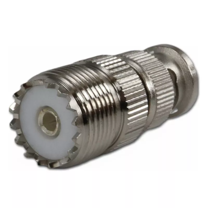 Telegärtner Adaptador coaxial ficha BNC para conector fêmea UHF J01008A0803