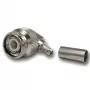 Telegärtner Ficha TNC angular de crimpagem 50 Ohm para RG-223/U, RG-142 B/U (J01010A0006)