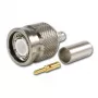 TELEGÄRTNER Ficha TNC reta para cabo coaxial RG-58, crimpagem/solda, 50 Ohm, DC-11 GHz