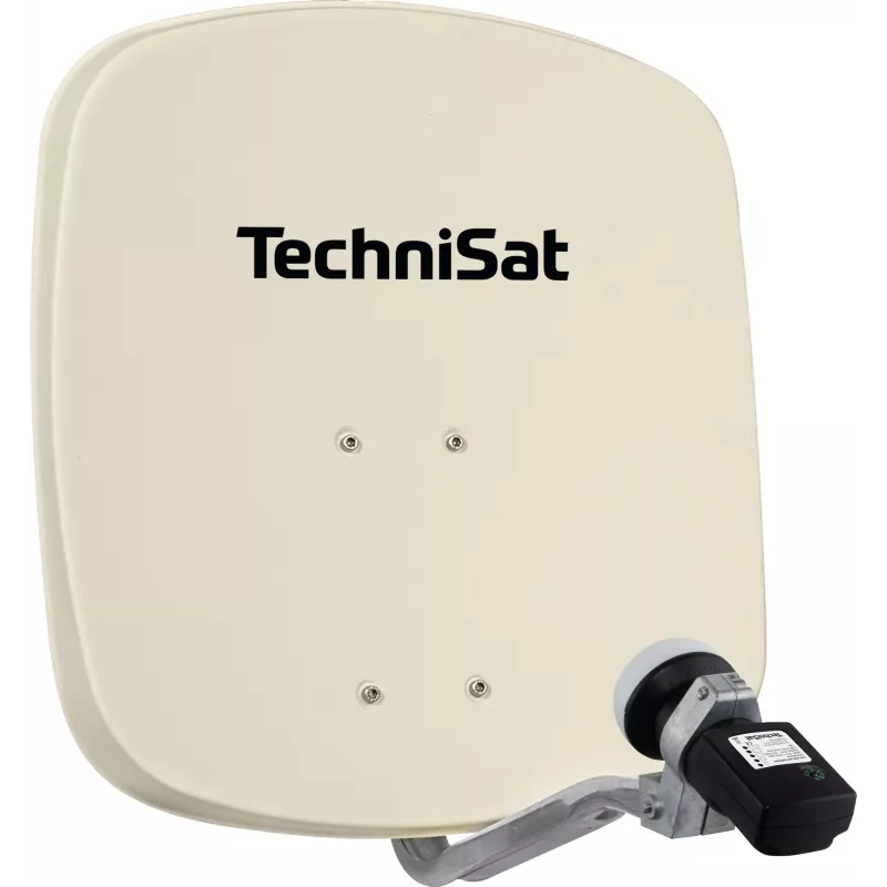 Antena parabólica SAT TechniSat com LNB, refletor 45 cm, alumínio, LNB single (1045/8195)