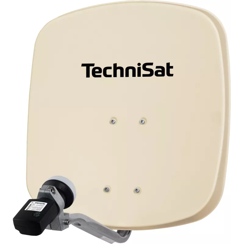 Antena parabólica SAT TechniSat com LNB, refletor 45 cm, alumínio, LNB single (1045/8195)