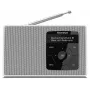Rádio de mesa TechniSat DIGITRADIO 2 DAB+ FM Bluetooth despertador branco 0001/3910