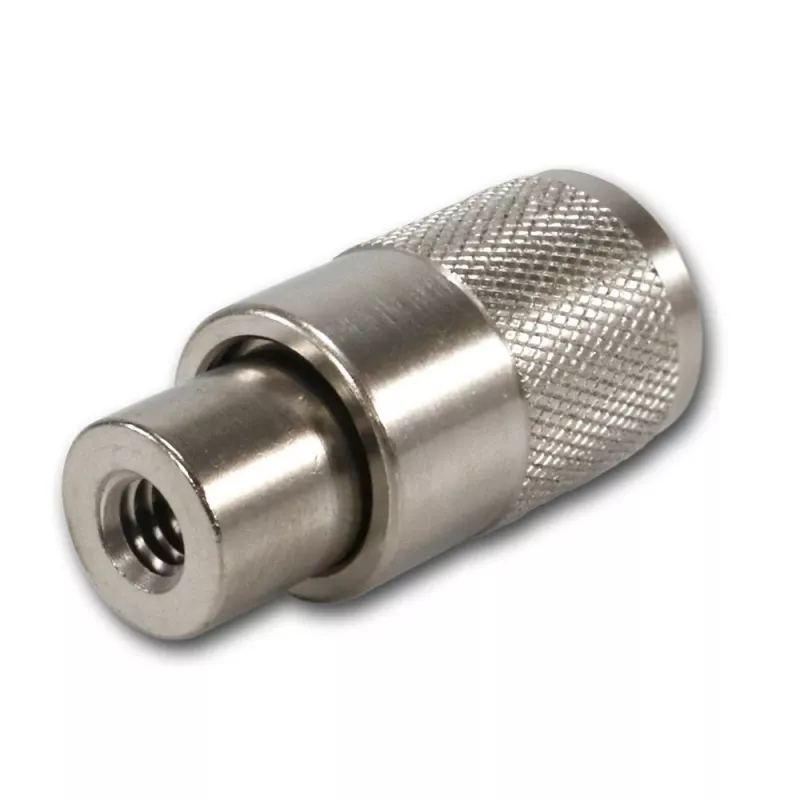 Ficha UHF macho Telegärtner PL259/6 para RG-58 C/U e RG-59 B/U, isolamento PTFE, caixa niquelada, contacto prateado, pack de 5 (J01040B0604)
