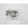 Ficha UHF macho Telegärtner PL259/6 para RG-58 C/U e RG-59 B/U, isolamento PTFE, caixa niquelada, contacto prateado, pack de 5 (J01040B0604)