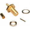 Conector fêmea SMA de crimpagem Telegärtner para RG-316/U, ouro, pack de 5 (J01151A0001)