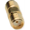 Adaptador coaxial TELEGÄRTNER 100024790 conector fêmea SMA para conector fêmea SMA, 50 Ohm, DC-18 GHz, latão niquelado