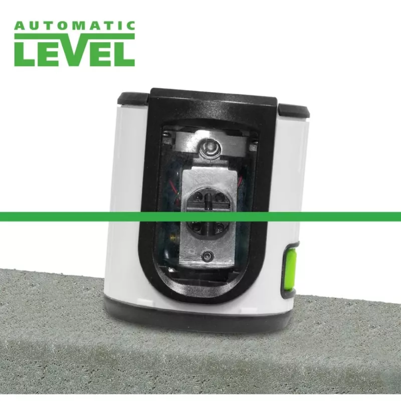 Laser de linhas cruzadas Laserliner EasyCross-Laser Work Set auto-nivelante (081.082E)