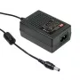 MEAN WELL GSM36B12-P1J Fonte de alimentação de secretária médica 36W 12V 3A, Nível VI, 2xMOPP, conector DC 2,1x5,5mm
