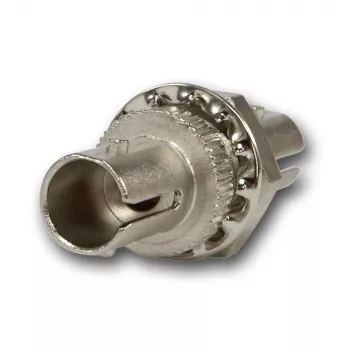 Telegärtner Acoplamento ST Multimodo Simplex com bucha de bronze fosforoso, caixa metálica, montagem de um furo, Z64 J08011A0003