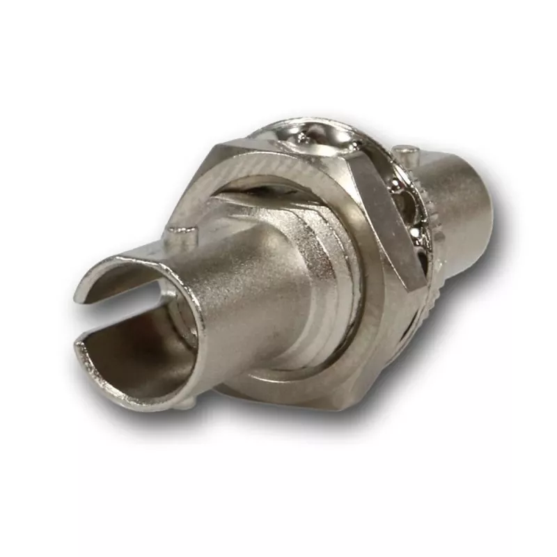 Telegärtner Acoplamento ST Multimodo Simplex com bucha de bronze fosforoso, caixa metálica, montagem de um furo, Z64 J08011A0003