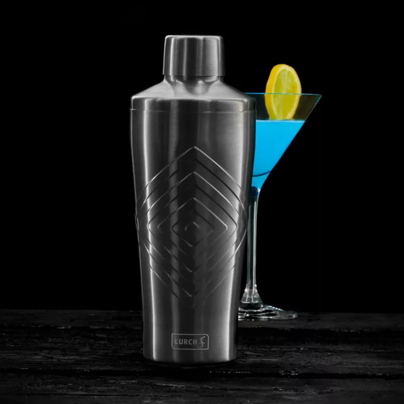 LURCH Conjunto de cocktails 3 peças 600 ml Prateado (240797)