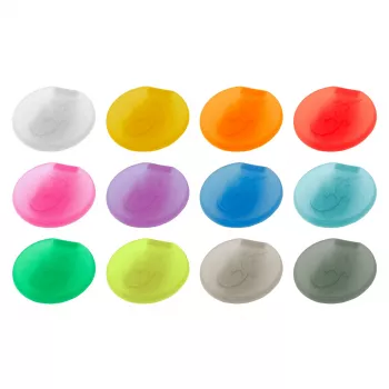 LURCH Conjunto de marcadores para copos, 12 unid., várias cores, silicone, apto para contacto alimentar, lavável na máquina, sem BPA, -40°C a +240°C 210229
