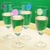 LURCH Conjunto de marcadores para copos, 12 unid., várias cores, silicone, apto para contacto alimentar, lavável na máquina, sem BPA, -40°C a +240°C 210229