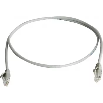 Telegärtner Cabo de rede Cat.6 U/UTP, RJ45, Cinzento, 1,5 m L00001E0007