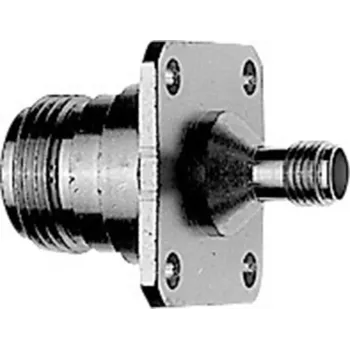 Adaptador coaxial Telegärtner N fêmea para SMA fêmea J01027B0008