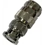 Wittenberg Antennen 103507 Adaptador coaxial ficha BNC para conector fêmea N, 50 Ohm, latão niquelado