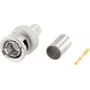 Telegärtner BNC ficha reta HDTV crimp 75 Ohm G27 (1,0/4,6) conector coaxial J01002A0056