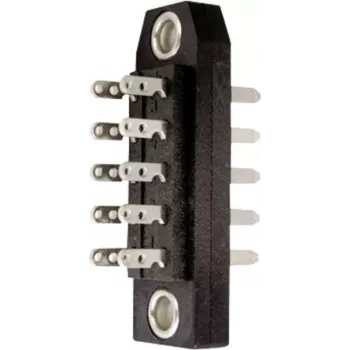 Telegärtner J00046A0906 conector macho DIN 41612 tipo C, 26 polos, 2 filas, passo 2,54 mm, pino de solda, contactos dourados