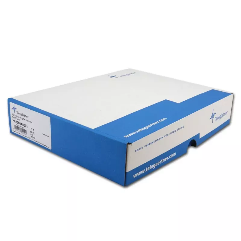 TELEGÄRTNER distribuidor para calha DIN STX 6xST-duplex, manga/caixa metálica, multimodo (H82050A0001)