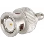 Telegärtner ficha BNC crimp 75 Ohm para RG-59 B/U, contacto dourado, caixa de níquel J01002F1288Z