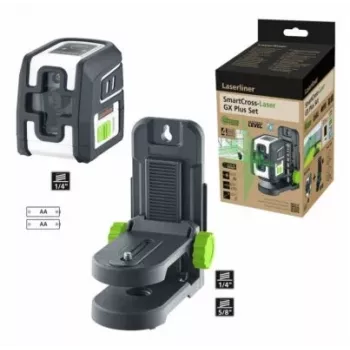 Laserliner SmartCross-Laser GX Plus Conjunto laser de linhas cruzadas de raio verde, alcance máx. 40 m (036.732E)