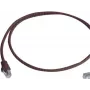 Telegärtner Cabo de rede Cat 6A S/FTP, 2m, vermelho, um RJ45 angular L00001A0157