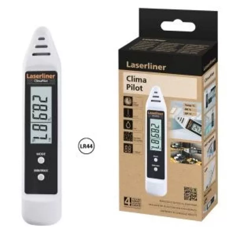 Laserliner ClimaPilot Registador de dados de humidade e temperatura (082.034E)