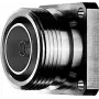 Telegärtner 7-16 Conector fêmea DIN, montagem em painel, 50 Ohm, prateado