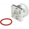 Telegärtner 7-16 Conector fêmea DIN, montagem em painel, 50 Ohm, prateado