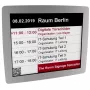 Kindermann Doorsign E-Ink 12,2 com moldura de aço inoxidável 5002000621