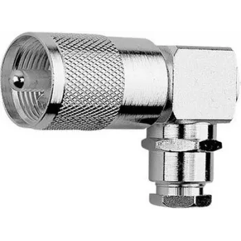 Ficha angular UHF Telegärtner para RG-58C/U, RG-223/U, RG-141 A/U, RG-142 B/U (J01040B1201)